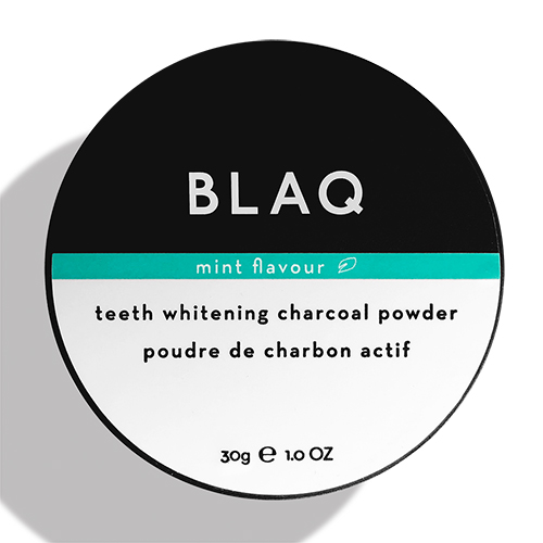 blaq charcoal teeth whitening powder