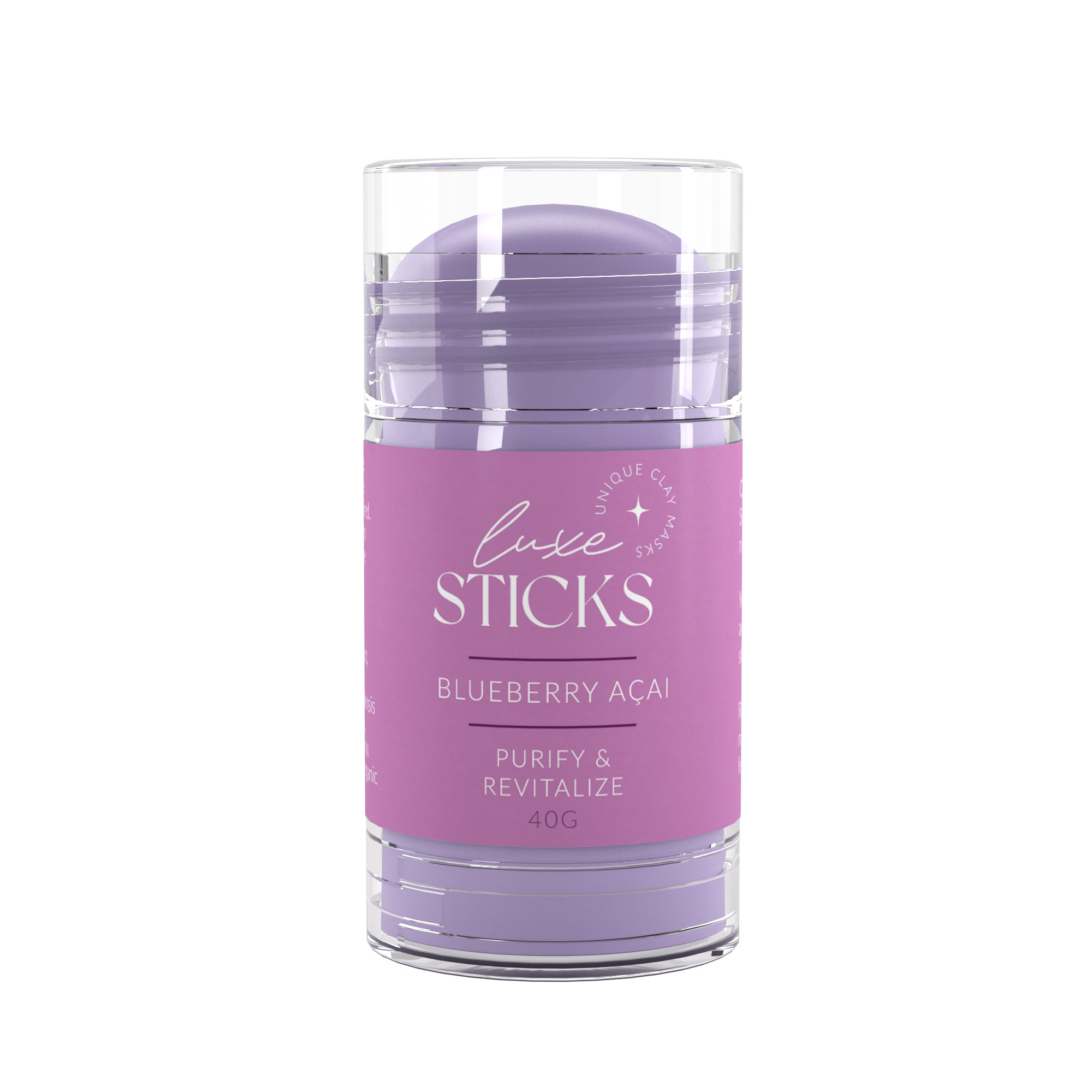 LuxeSticks Blueberry Acai Clay Stick Review BEAUTY crew