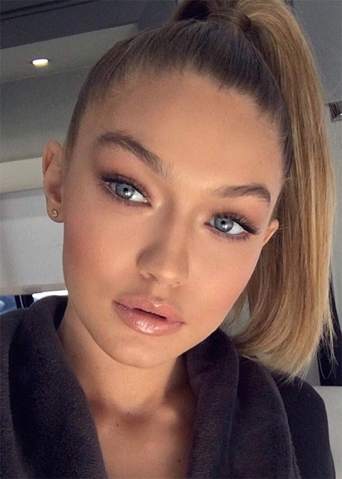  Gigi  Hadid Waves Goodbye To Her Natural  Makeup Look 