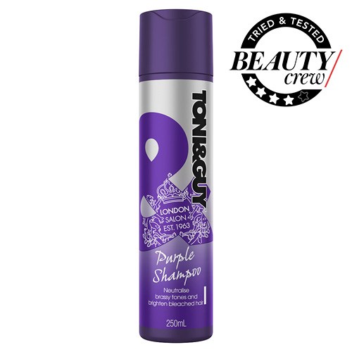 TONI&GUY Purple Shampoo Review BEAUTY/crew