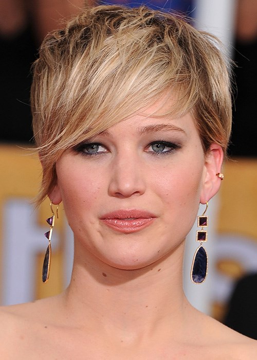 Jennifer Lawrence Pixie Cut Hairstyle