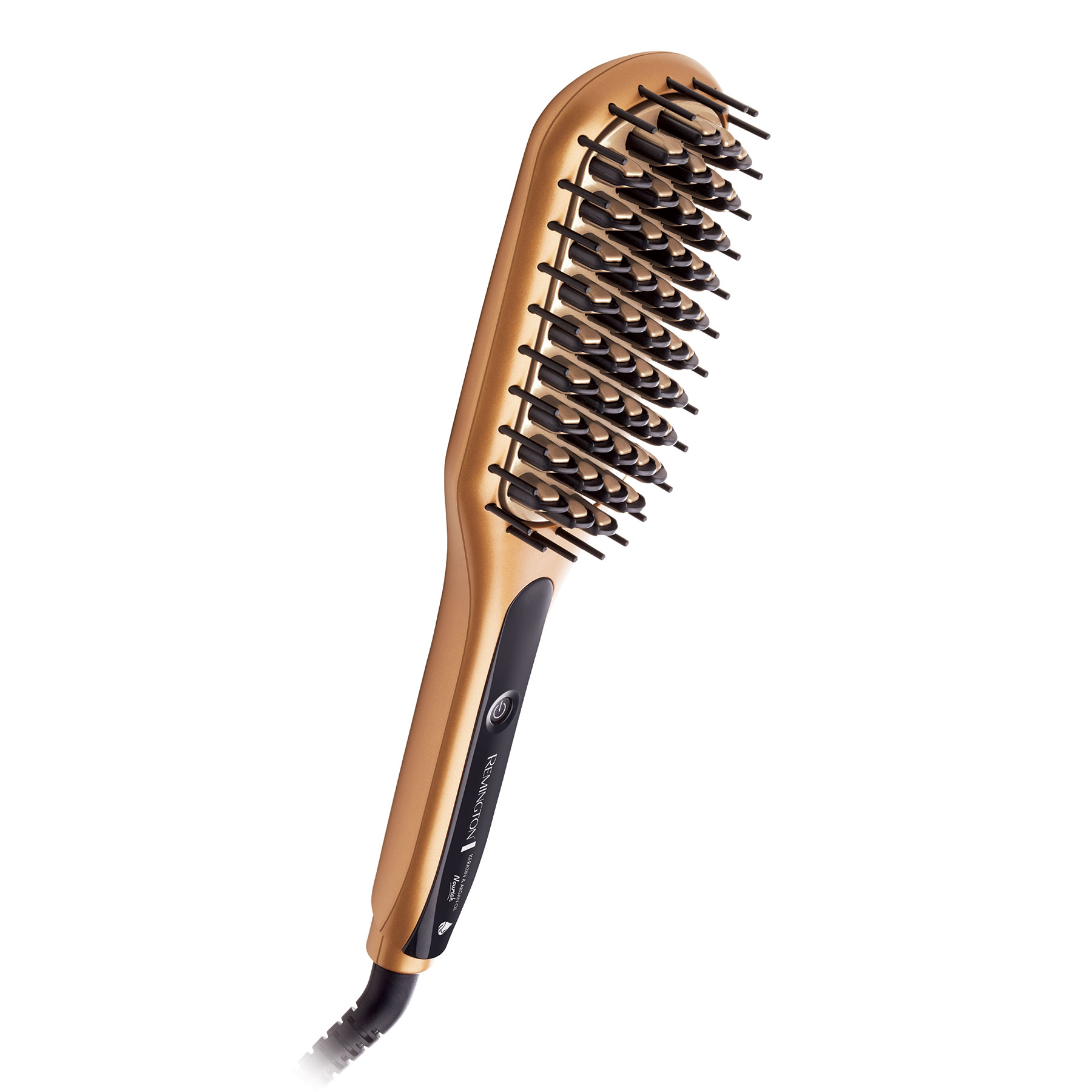 remington keratin and argan oil straightening brush