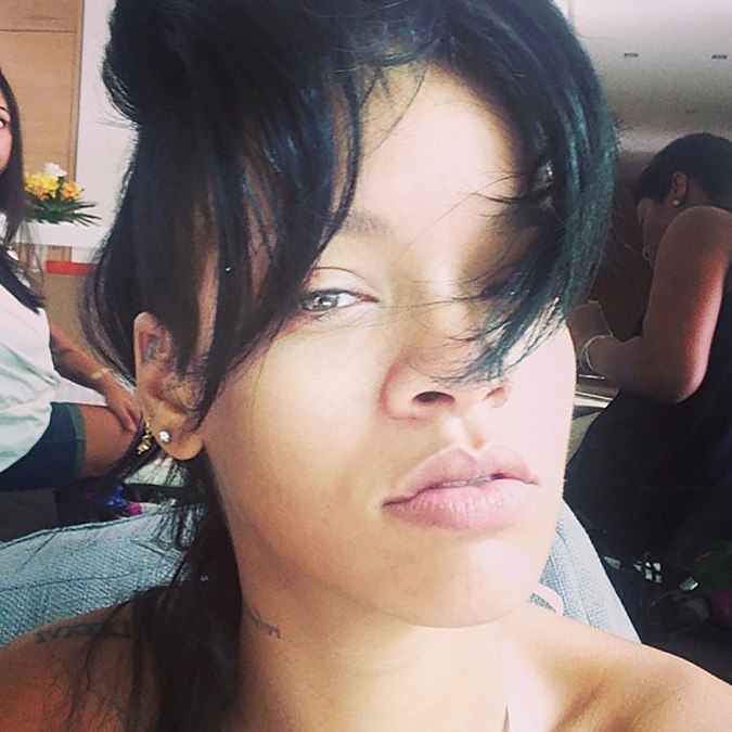 Rihanna Without Makeup And Wig