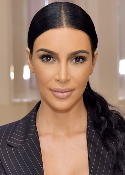 Kim Kardashian's '90s Lipstick This Shade BEAUTY/crew