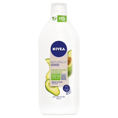 Ritmisch bed wiel NIVEA Naturally Good Organic and Avocado Hydration Body Lotion Review |  BEAUTY/crew