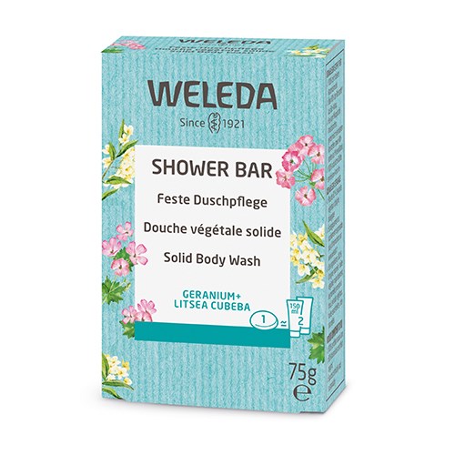 Weleda Shower Bar - Geranium + Litsea Cubeba