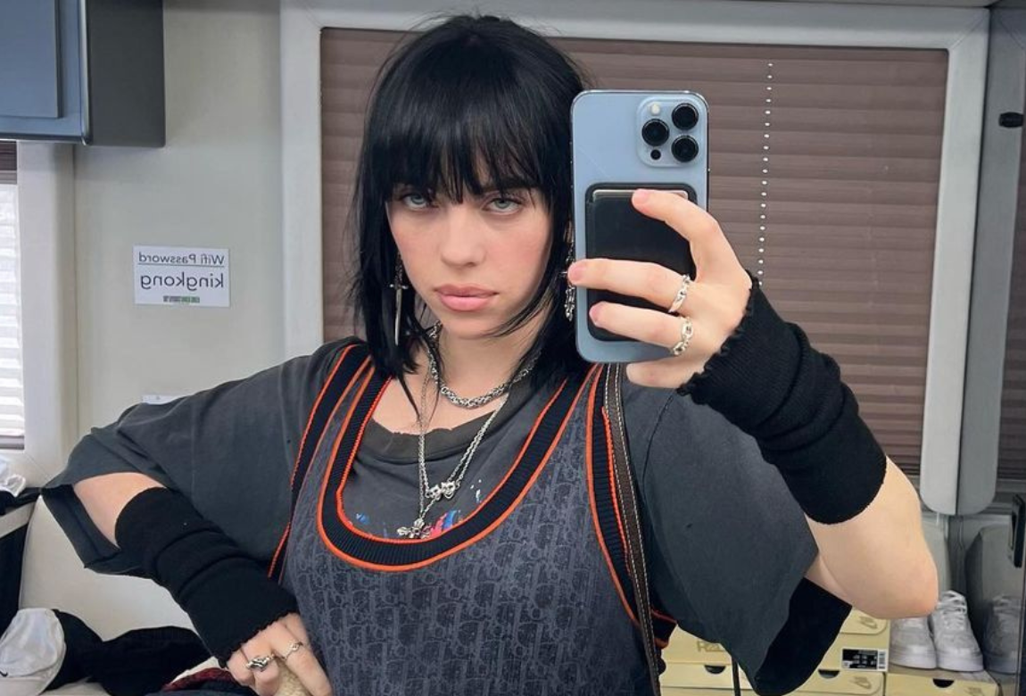 billie eilish butterfly necklace