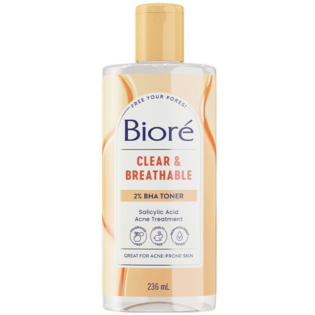 Bioré Clear & Breathable 2% BHA Toner 