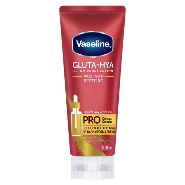 Vaseline Gluta-Hya Serum Burst Pro Age Restore Lotion