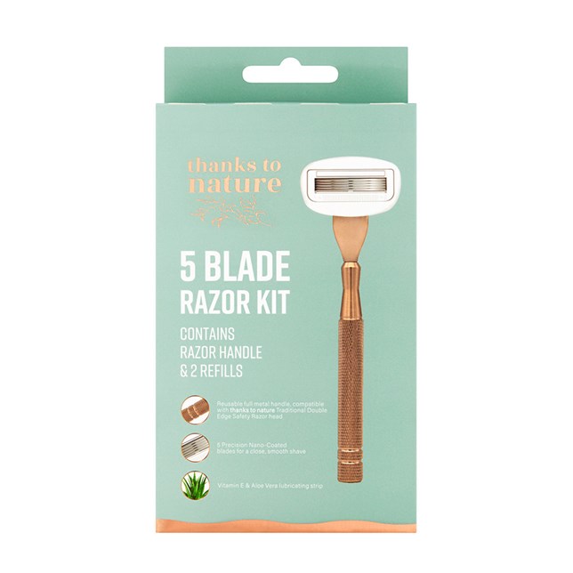 Thanks to Nature 5 Blade Razor Kit